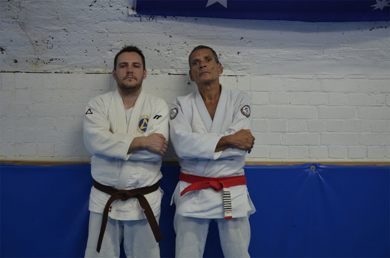 Ty with Relson Gracie (9th Degree Red Belt)